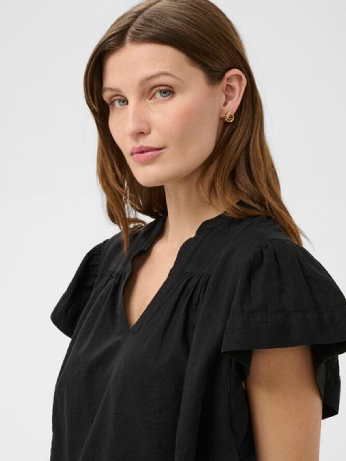 Aria Black Blouse