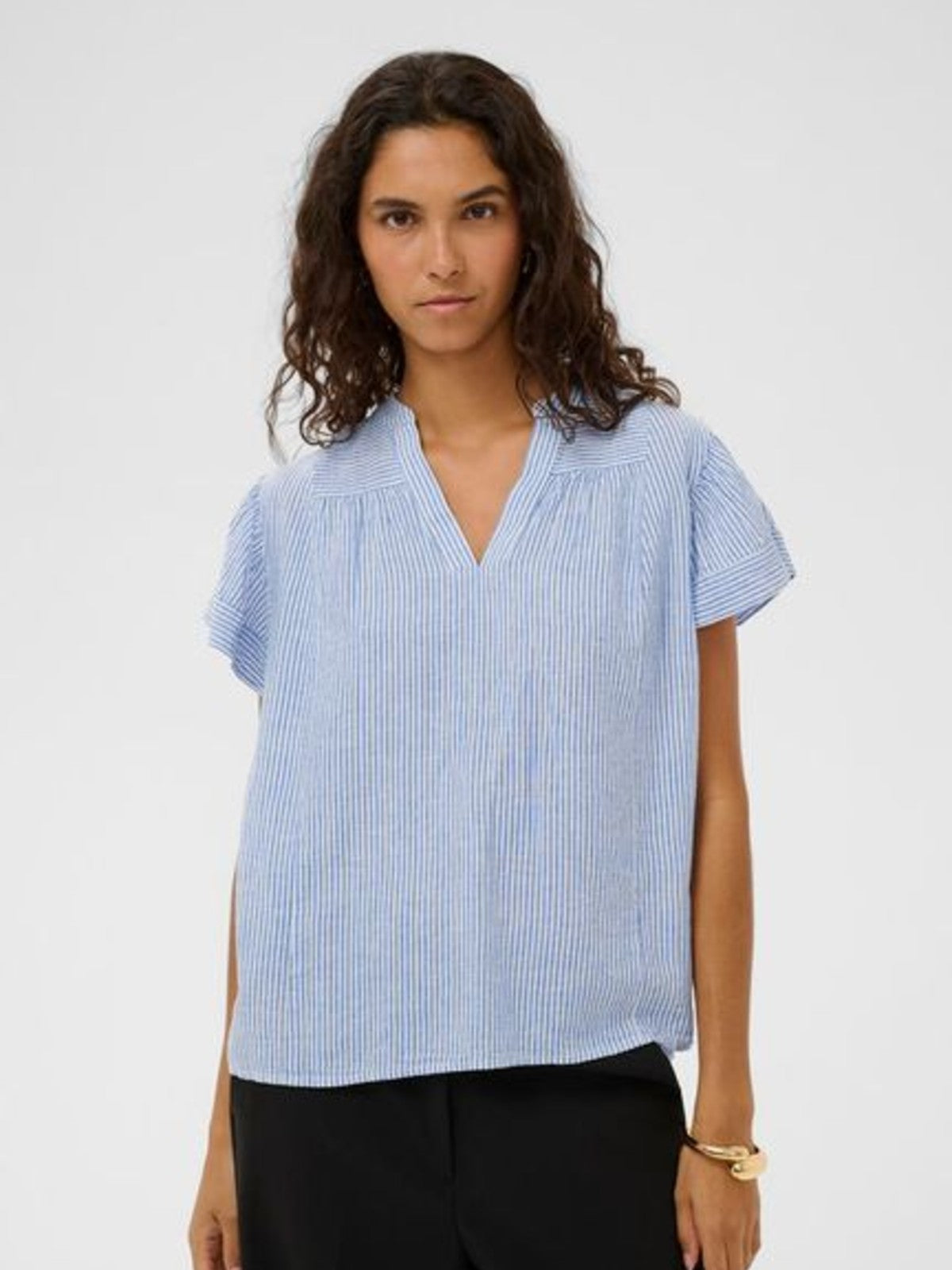Aria Striped Blouse