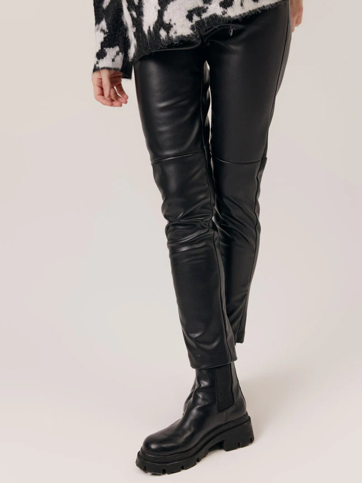 Anastazia Faux Leather Trousers