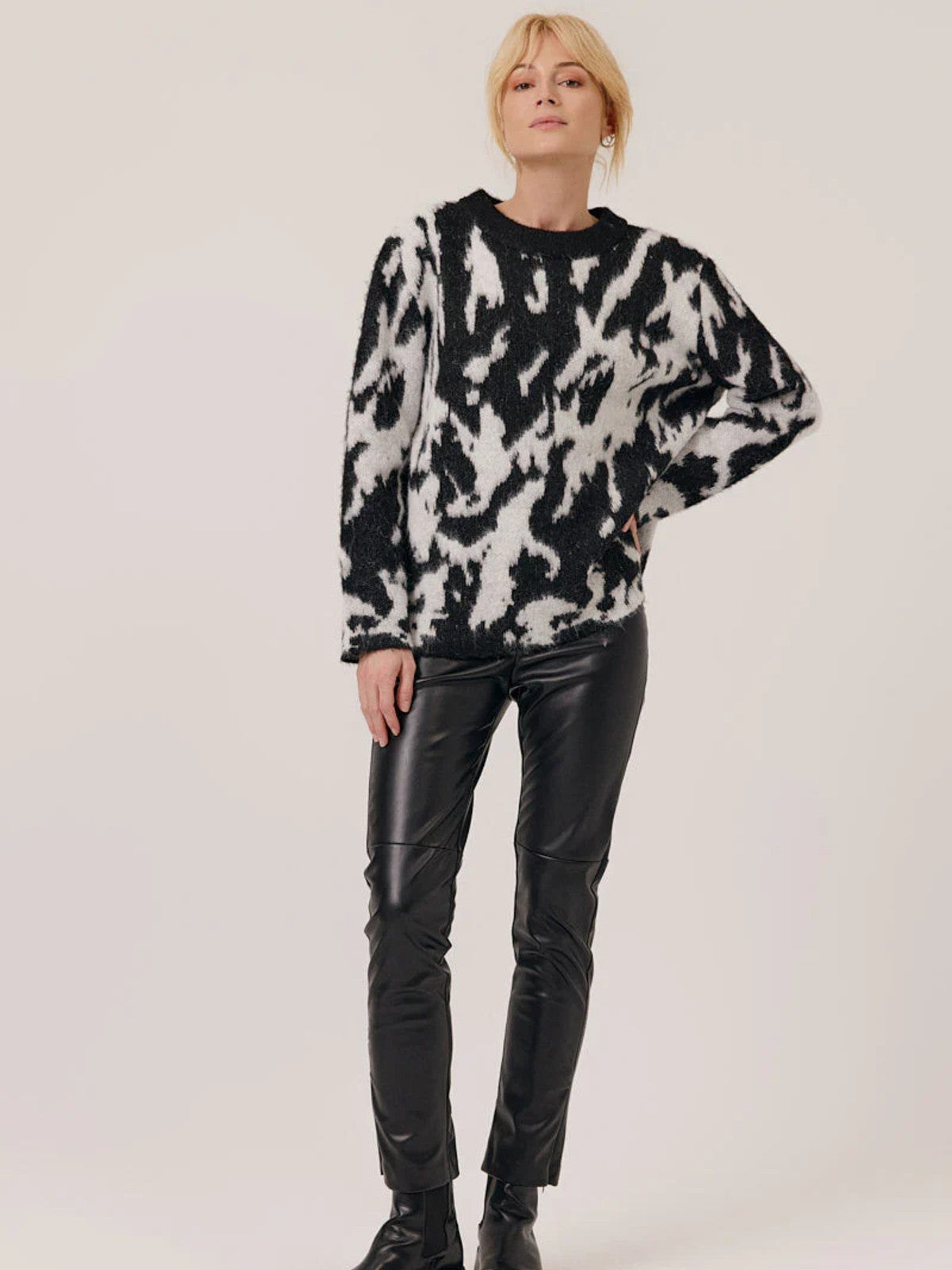 Anastazia Faux Leather Trousers