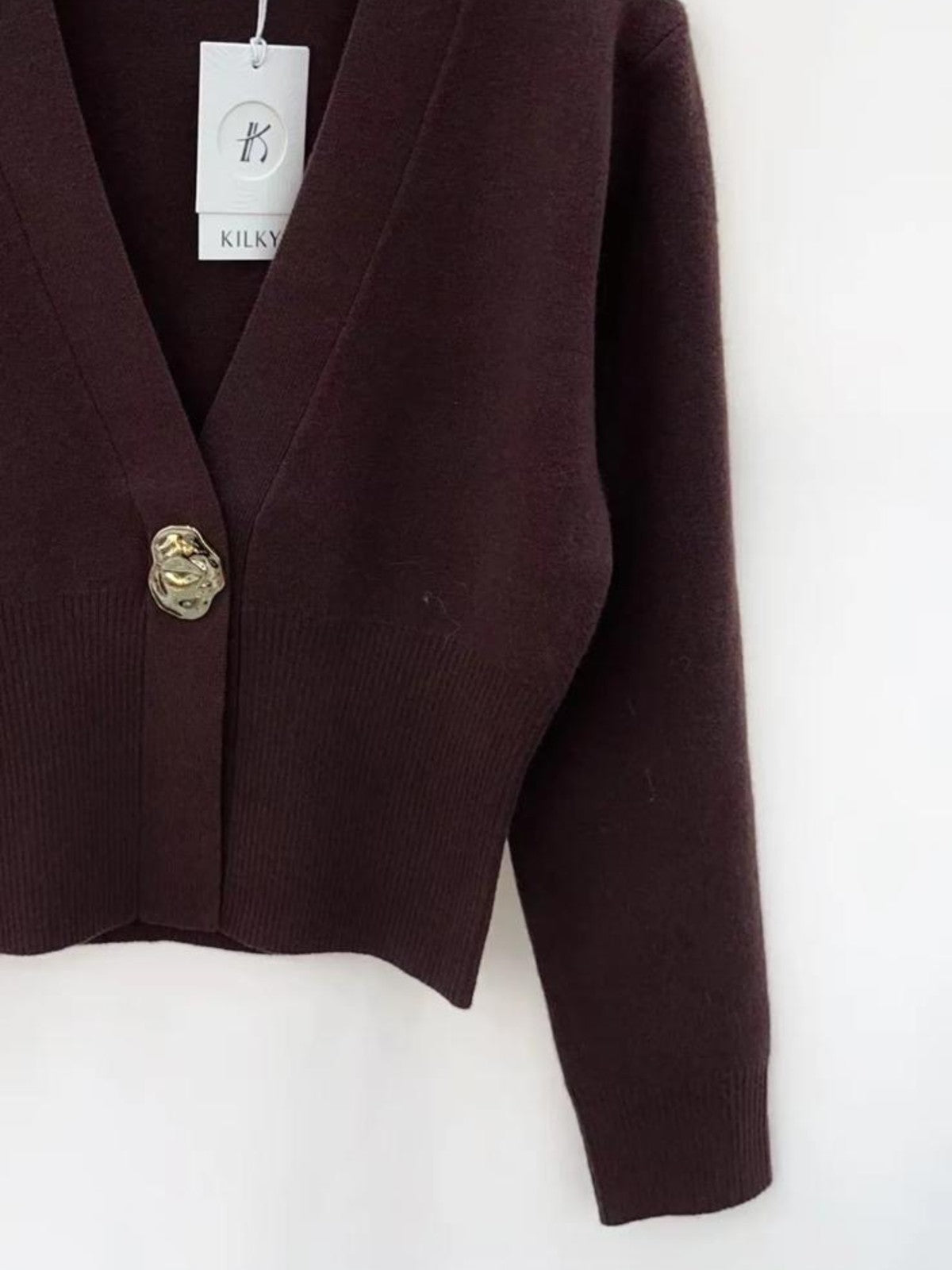Bianca Brown Cardigan