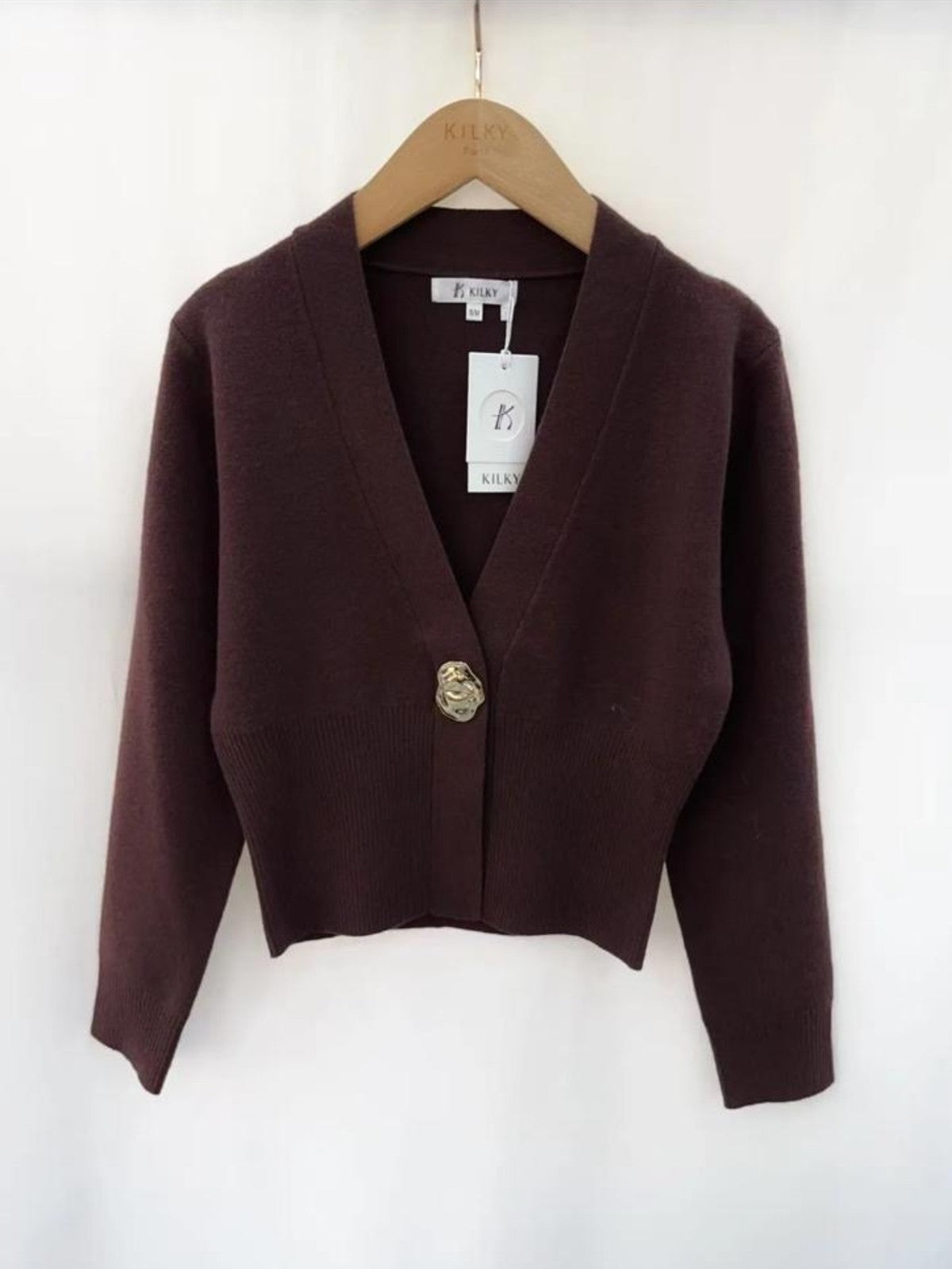 Bianca Brown Cardigan