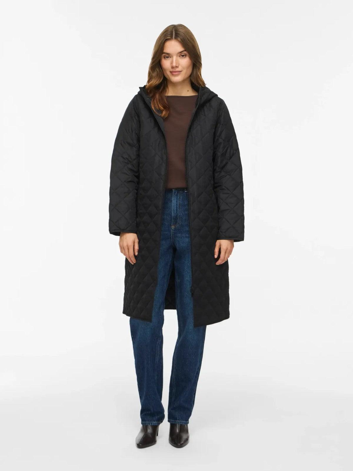 Tate Black Long Jacket