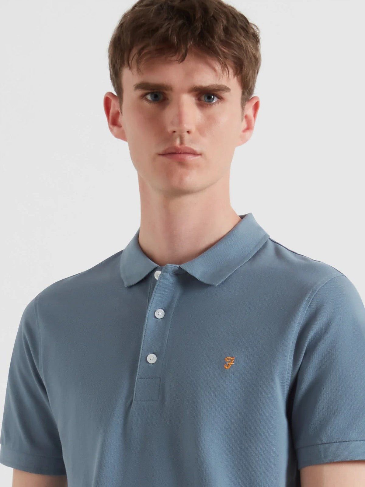 Blanes Chalk Blue Polo Shirt