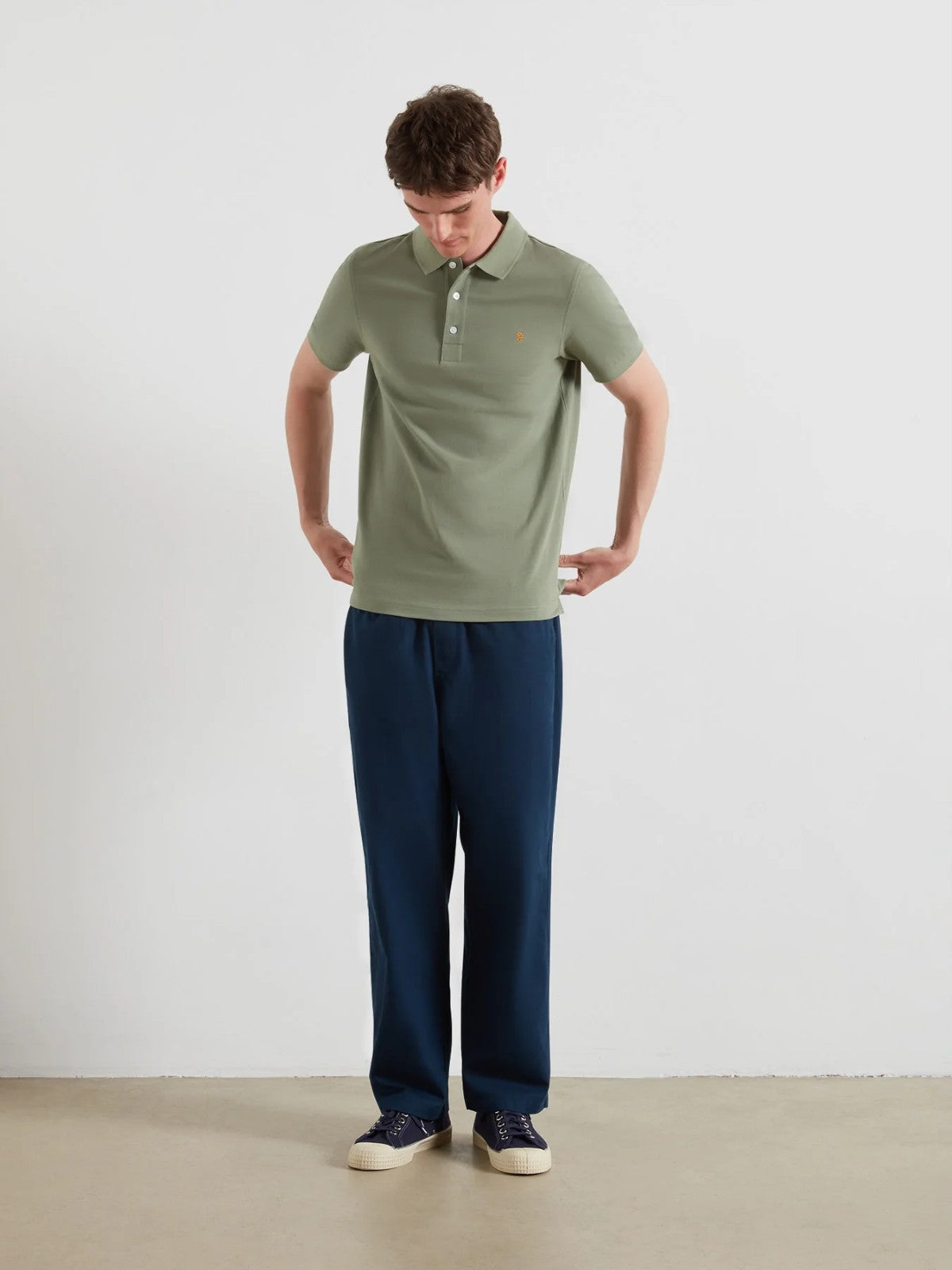 Blanes Tarragon Green Polo Shirt