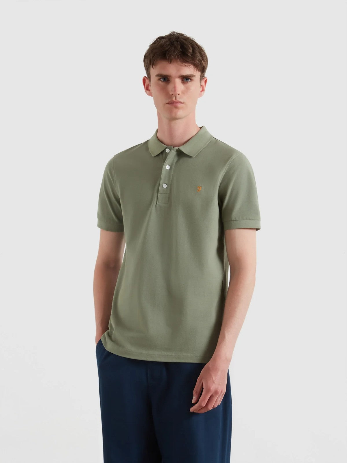 Blanes Tarragon Green Polo Shirt