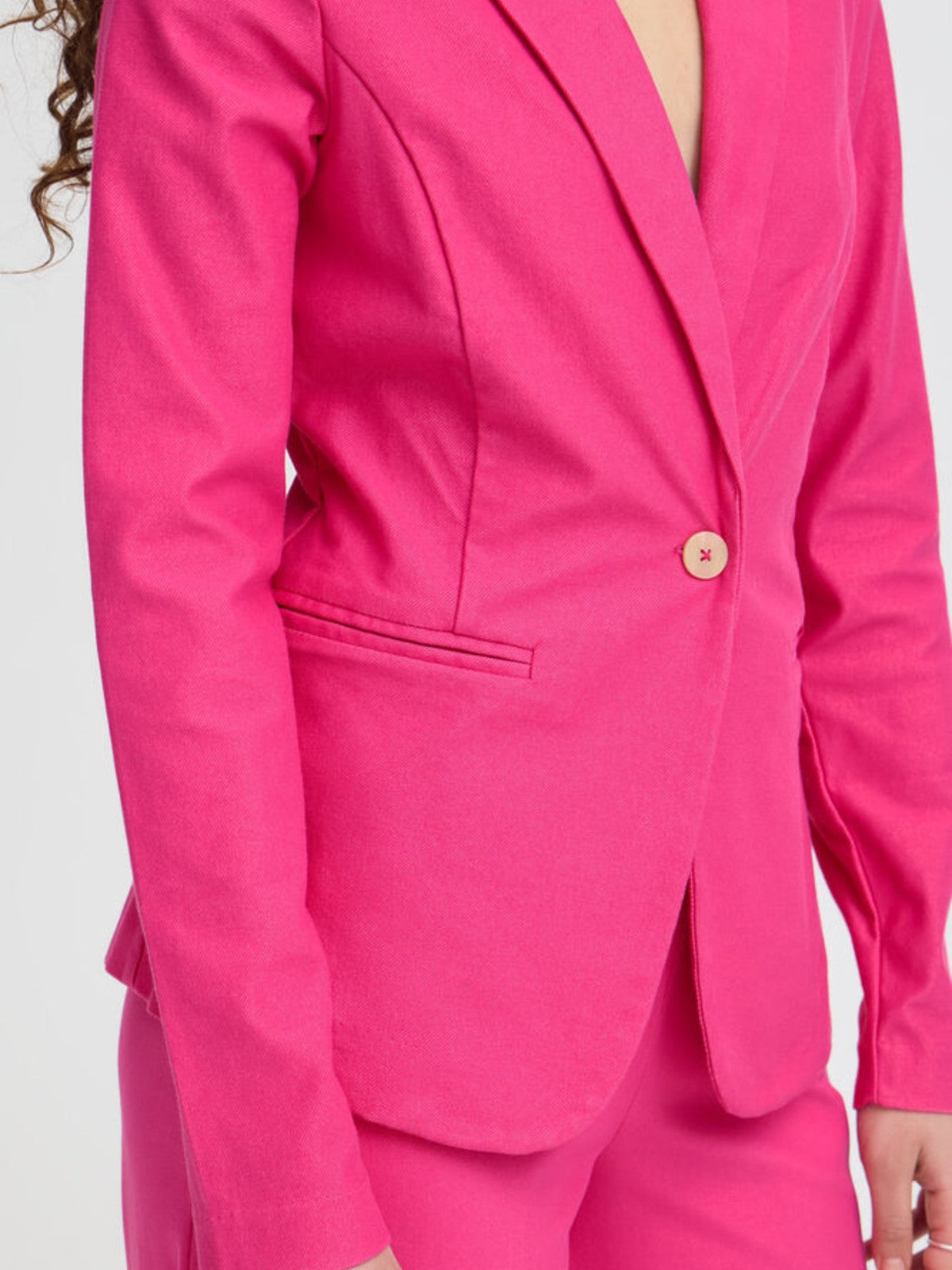 Kate Pink Denim Blazer
