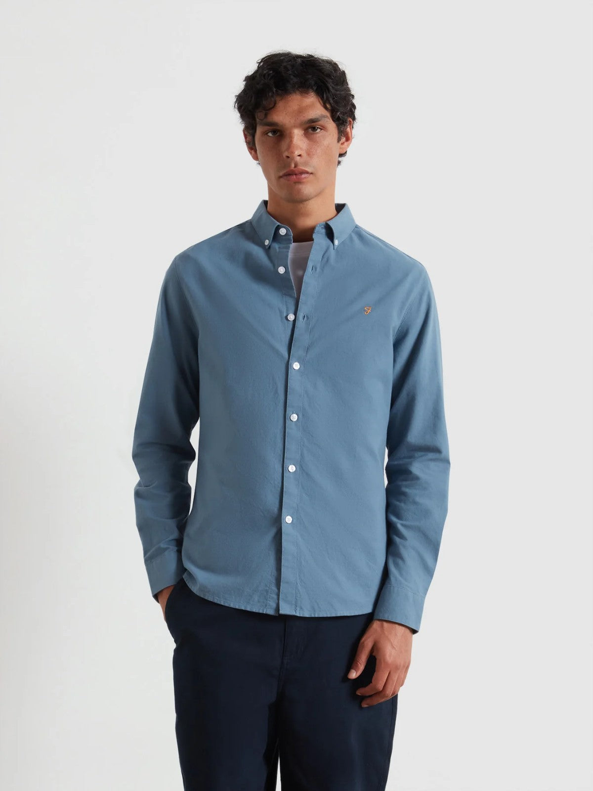 Brewer Chalk Blue Shirt