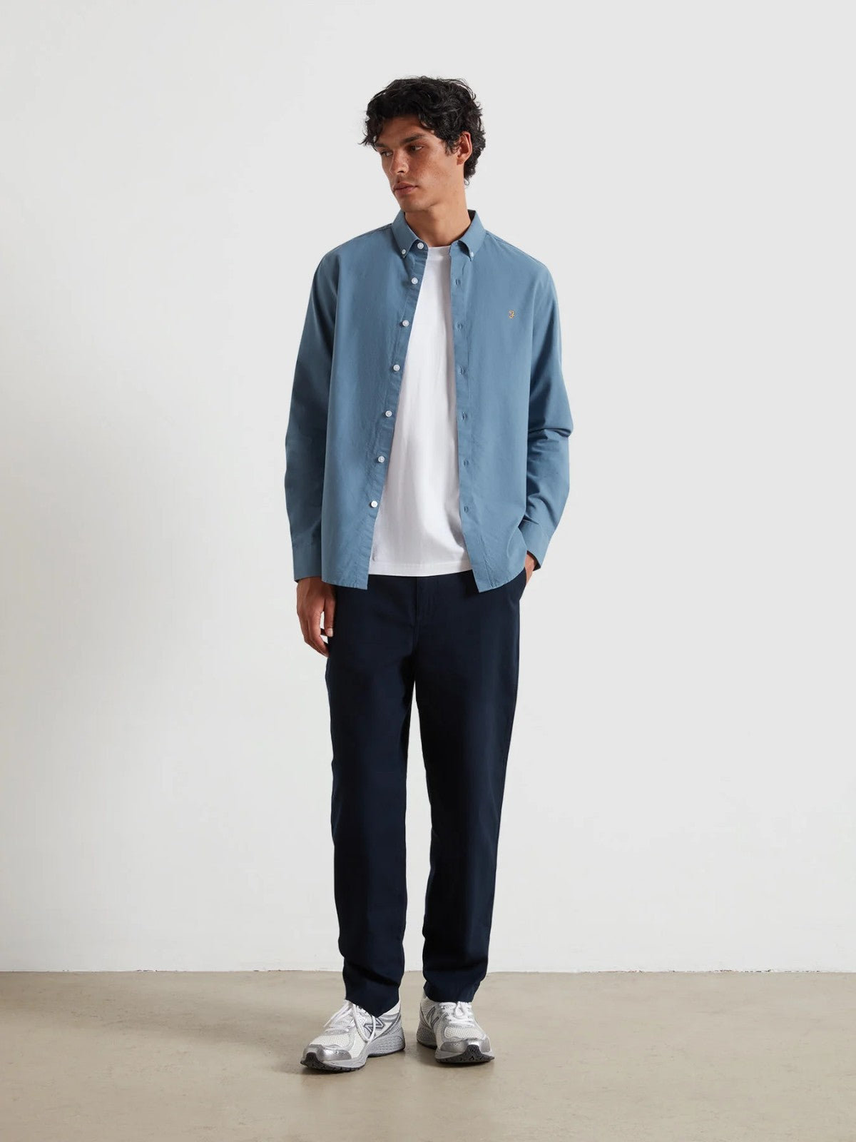 Brewer Chalk Blue Shirt