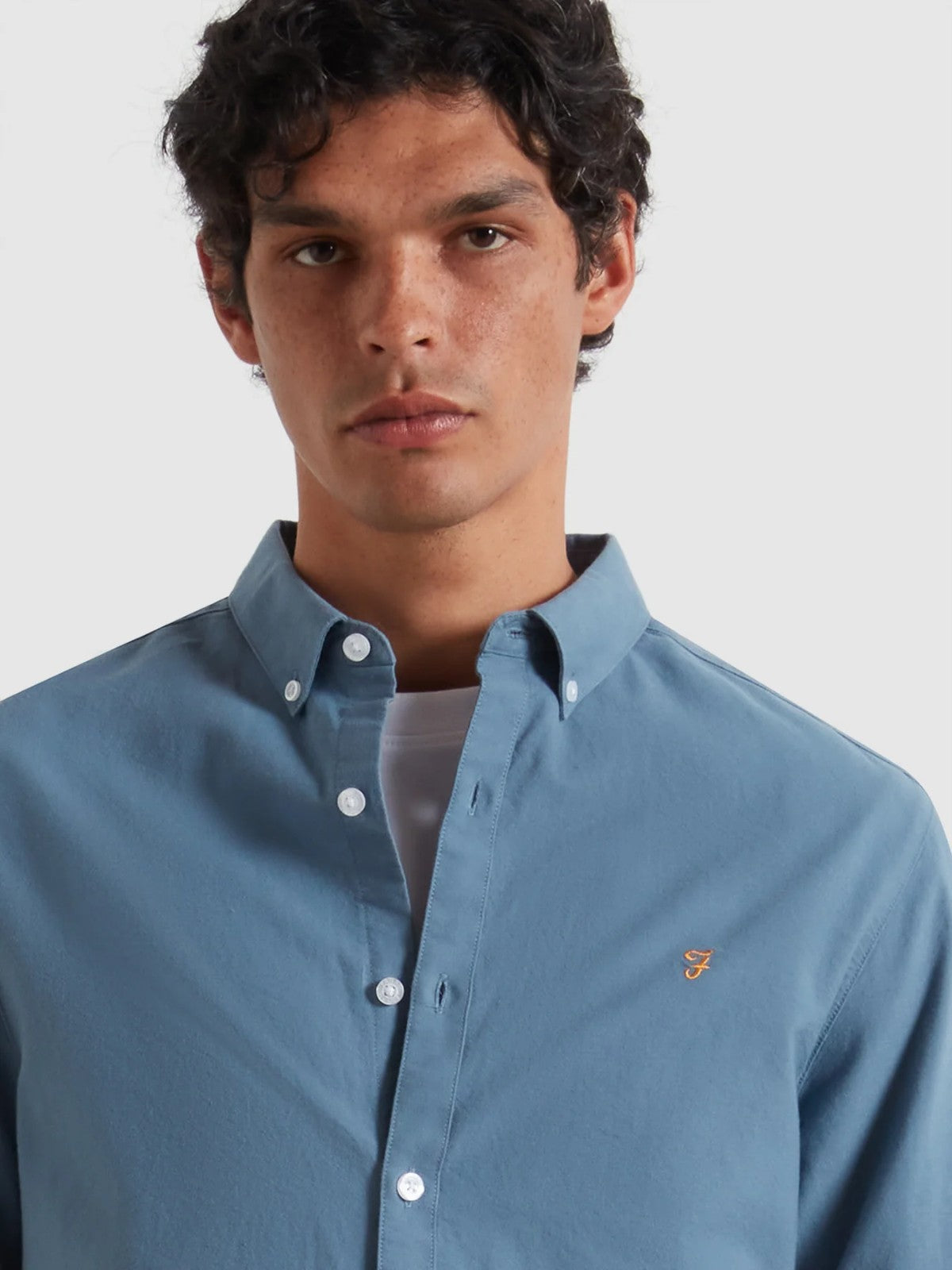 Brewer Chalk Blue Shirt