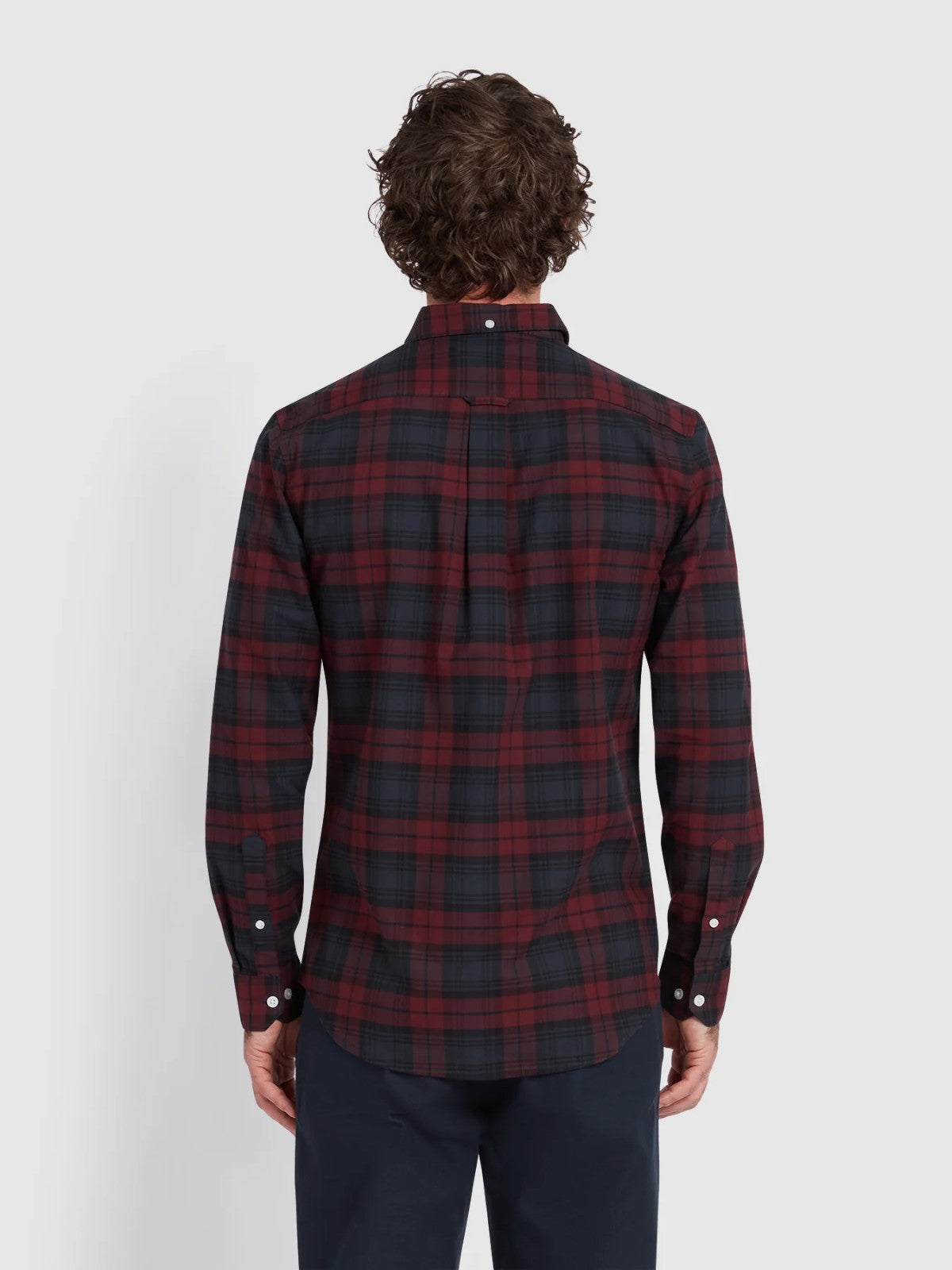 Brewer Bordeaux Check Shirt