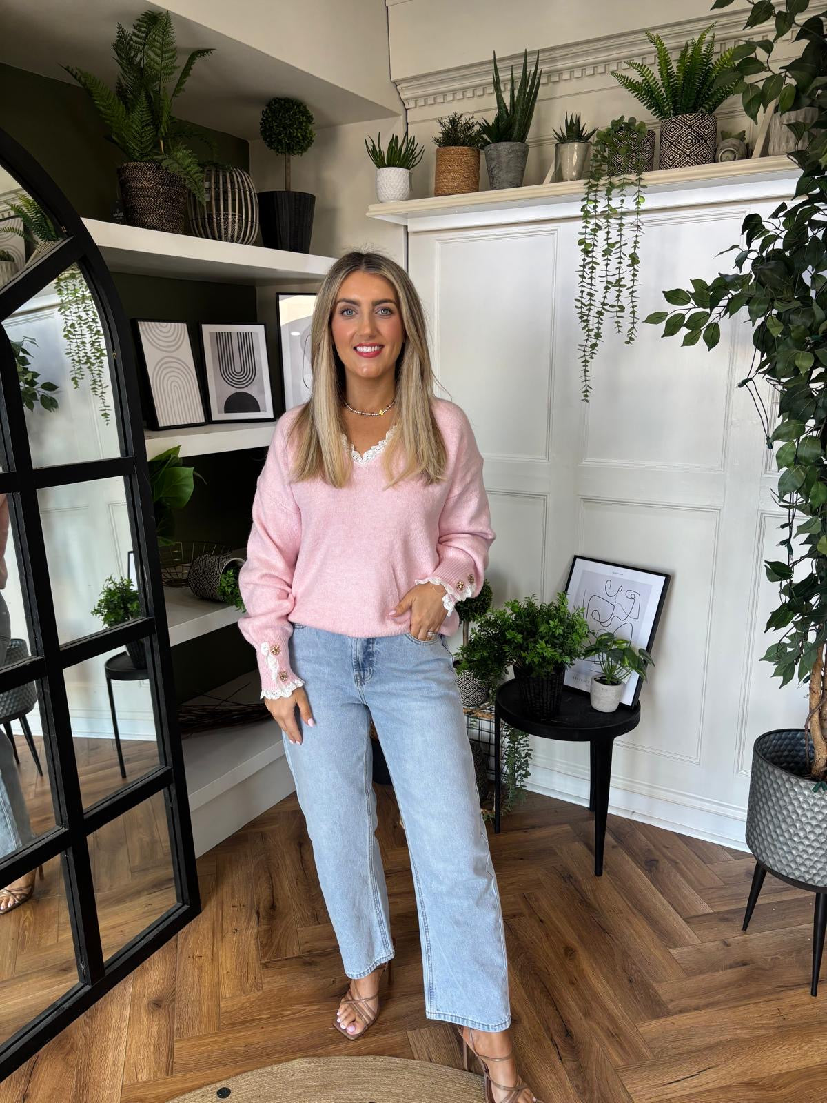 Brooke Pink Jumper