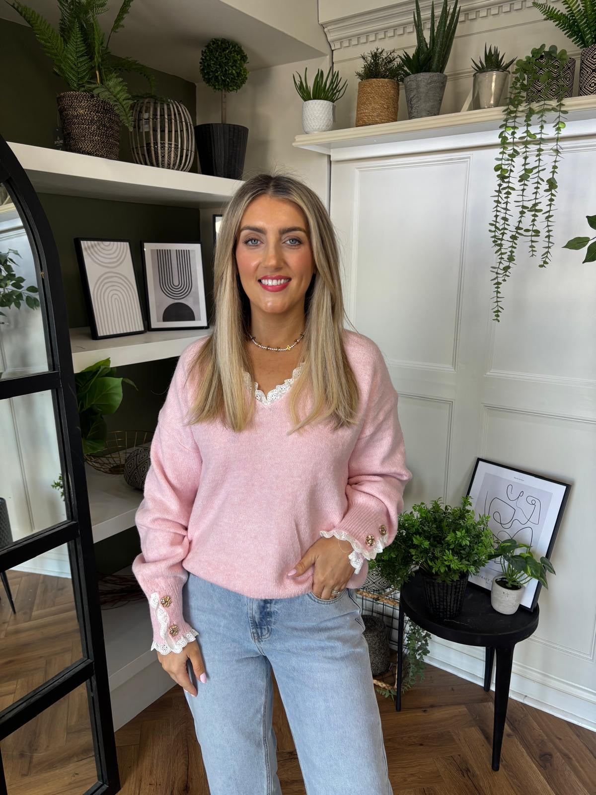 Brooke Pink Jumper