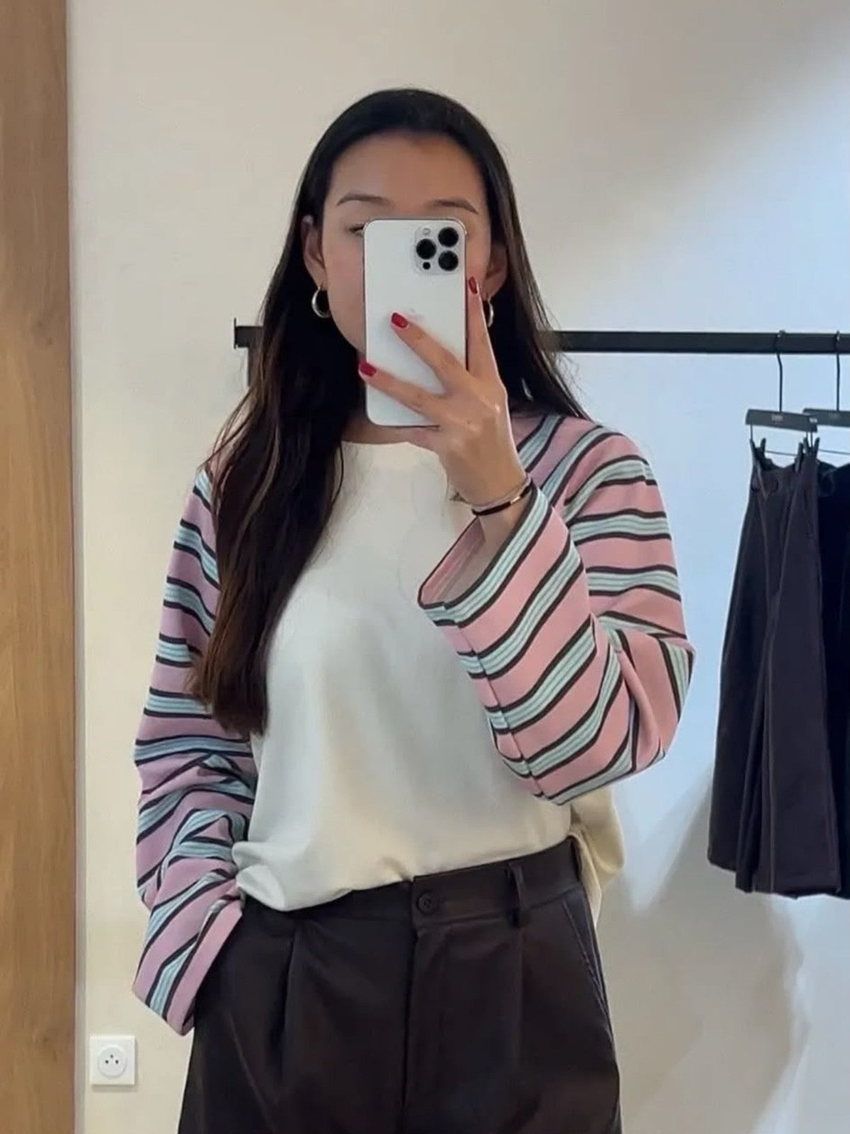 Caitlin Pink Top