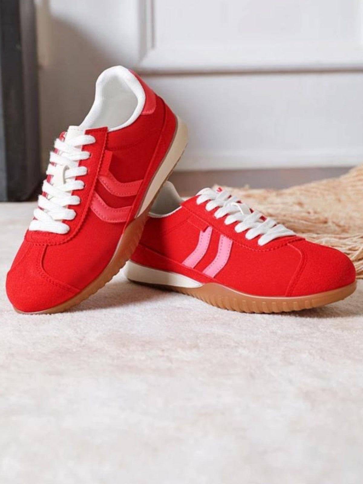 Cara Red Trainer