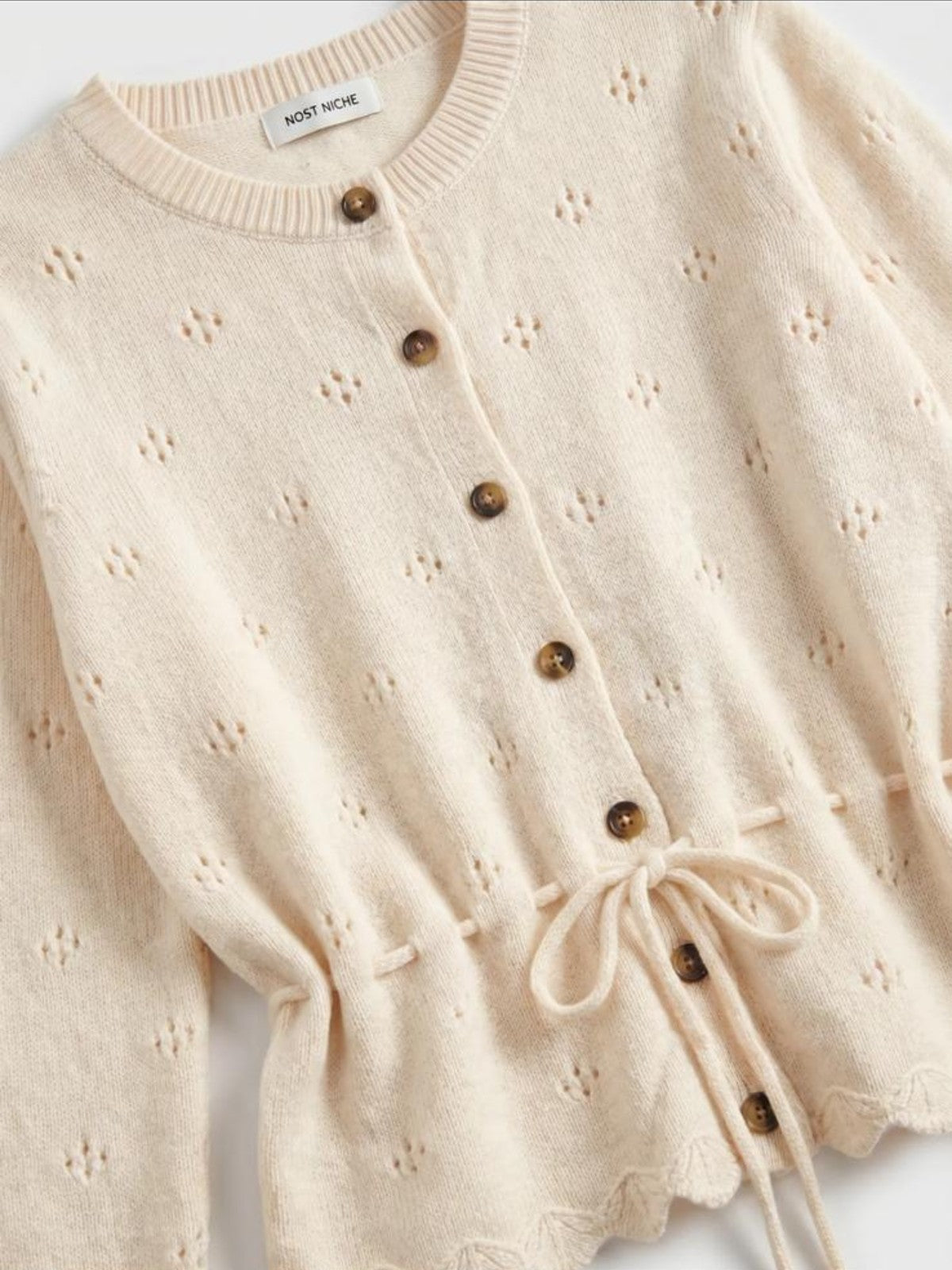 Carol Cream Cardigan