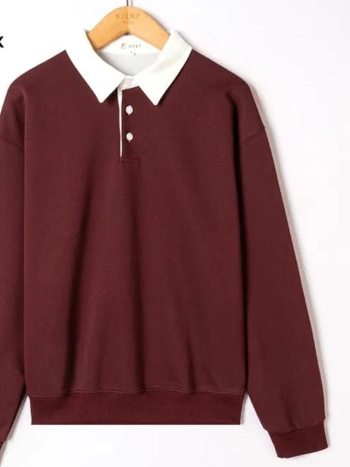 Carol Burgundy Sweatshirt