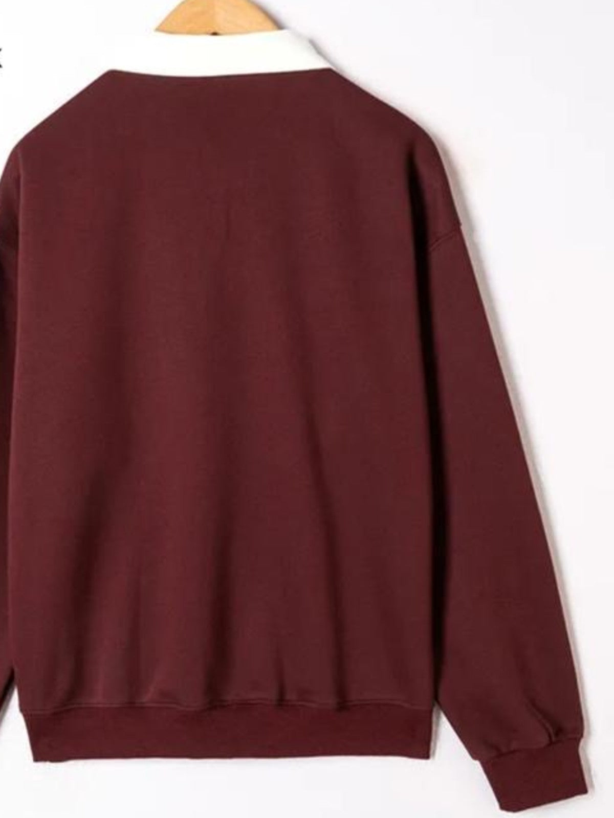 Carol Burgundy Sweatshirt