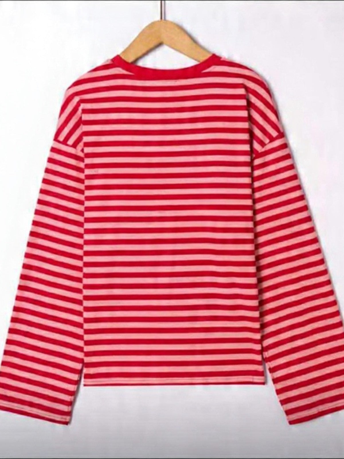 Carol Pink Striped Top