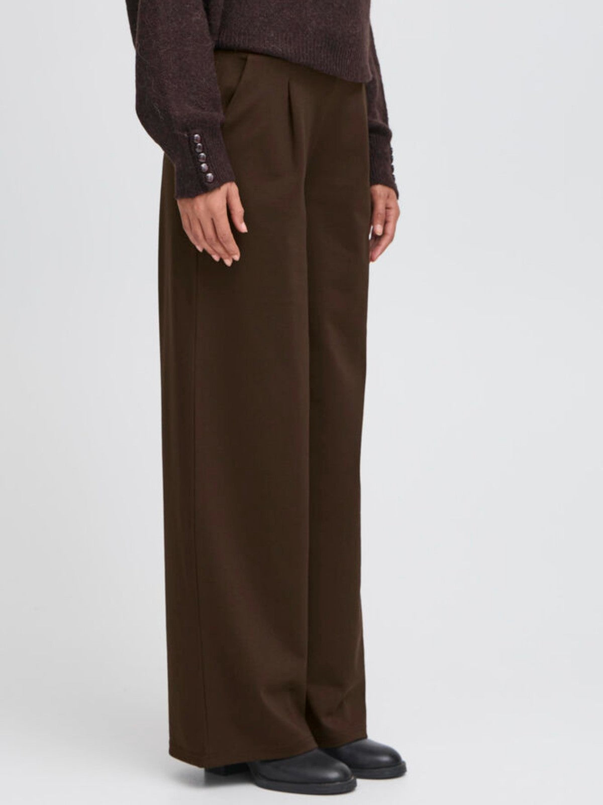 Kate Chocolate Wide Leg Pants