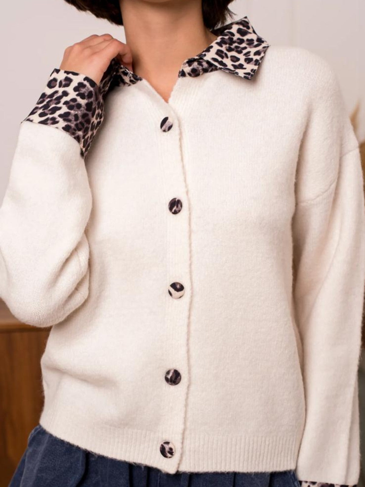 Cindy Cream Cardigan