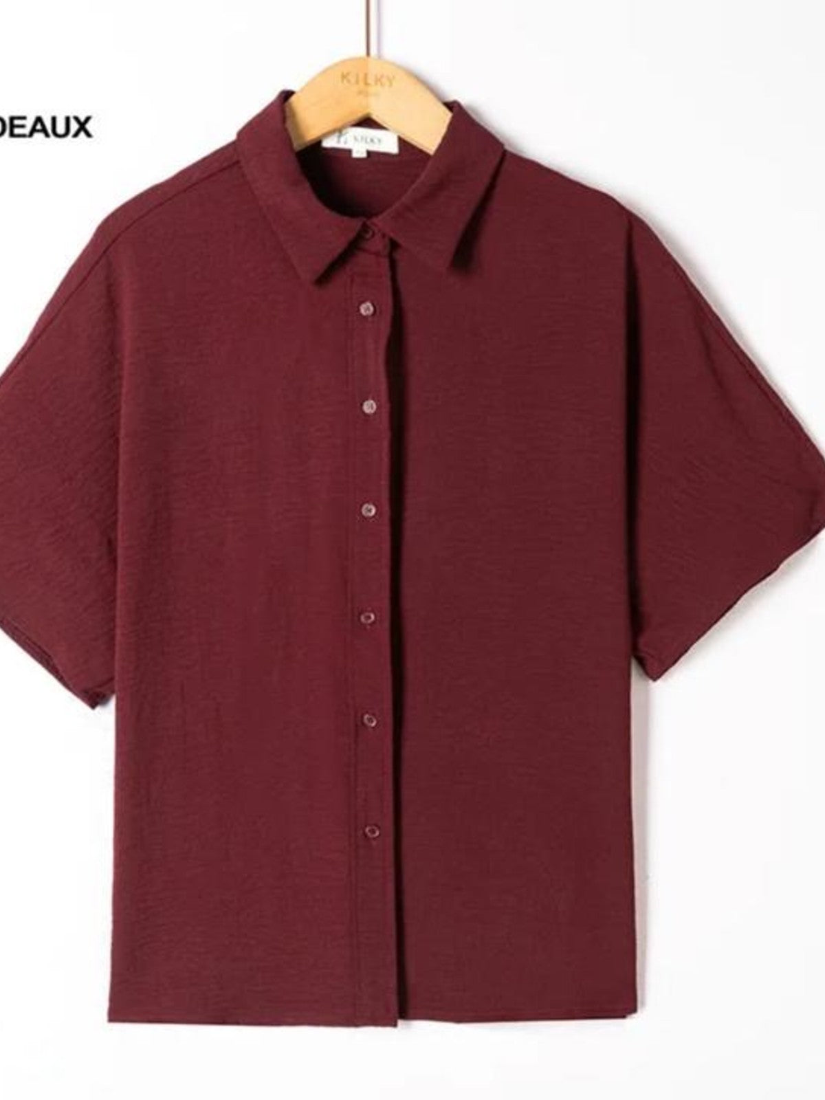 Cleo Burgundy Shirt