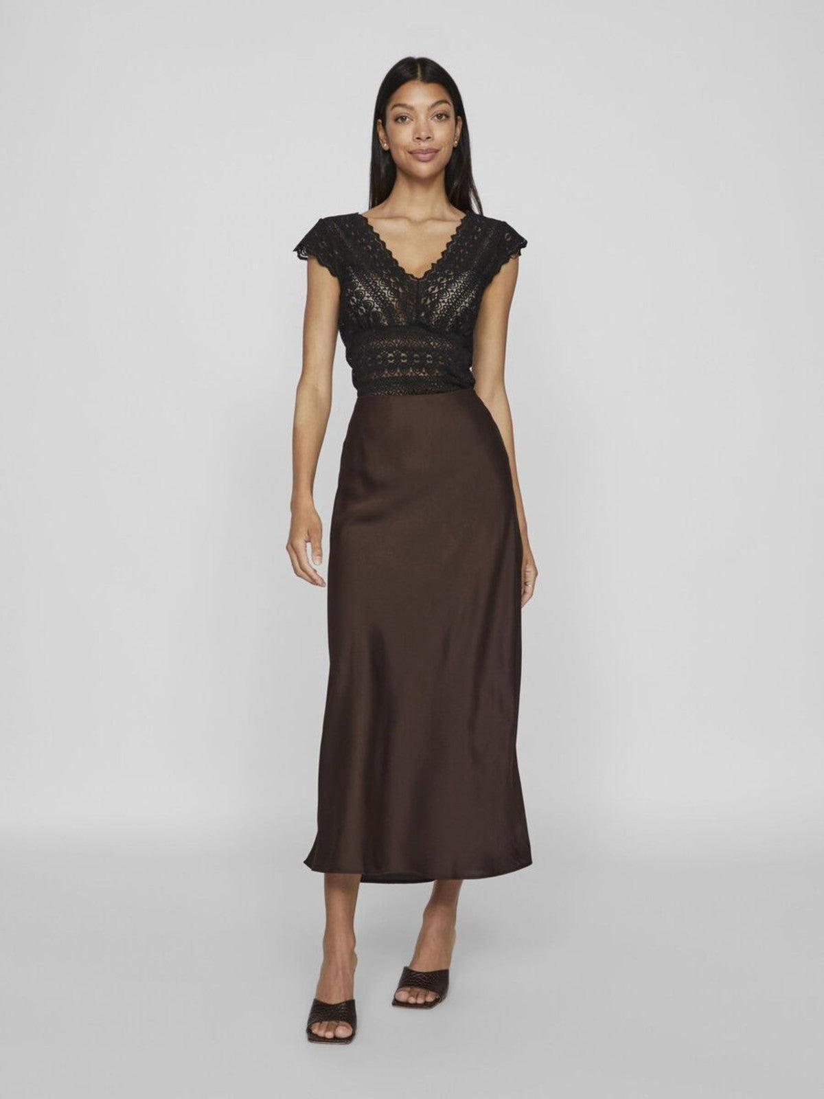 Viellette Coffee Skirt