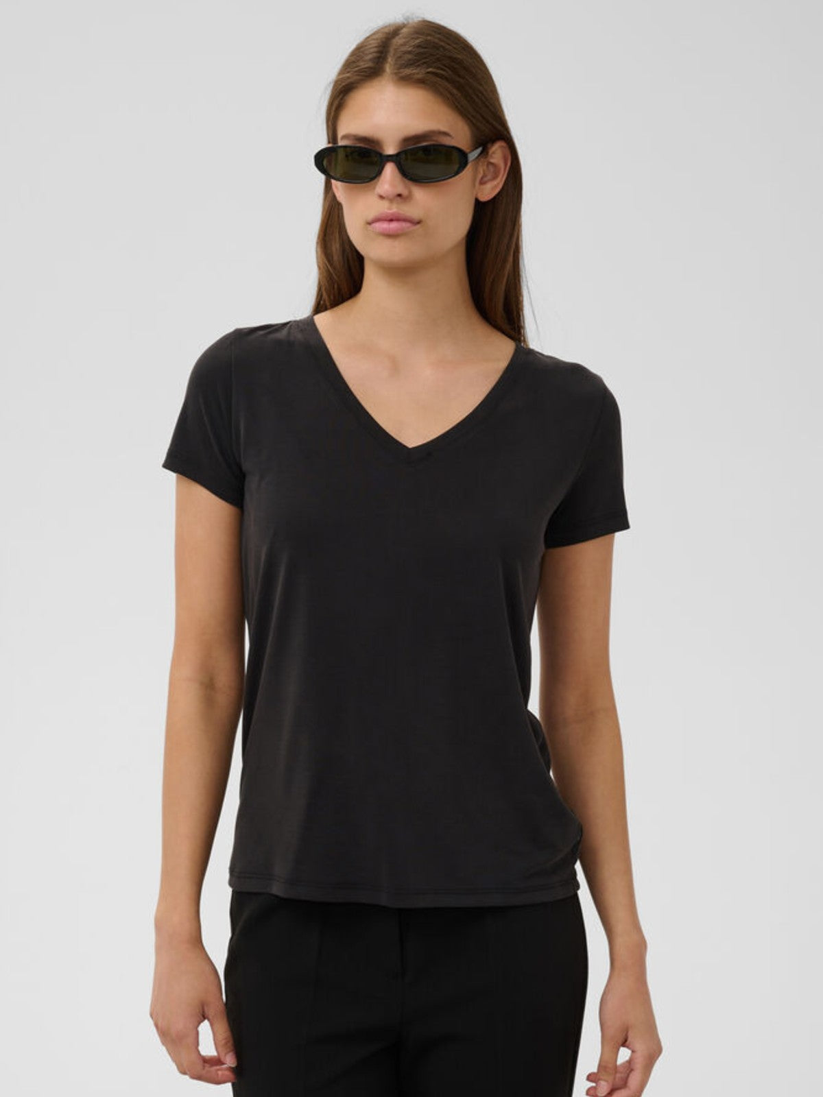 Columbine Black Tee