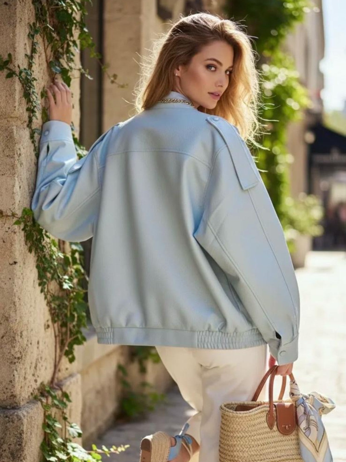 Collen Blue Jacket