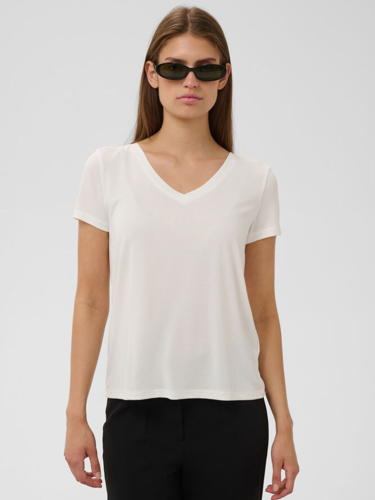 Columbine White Tee
