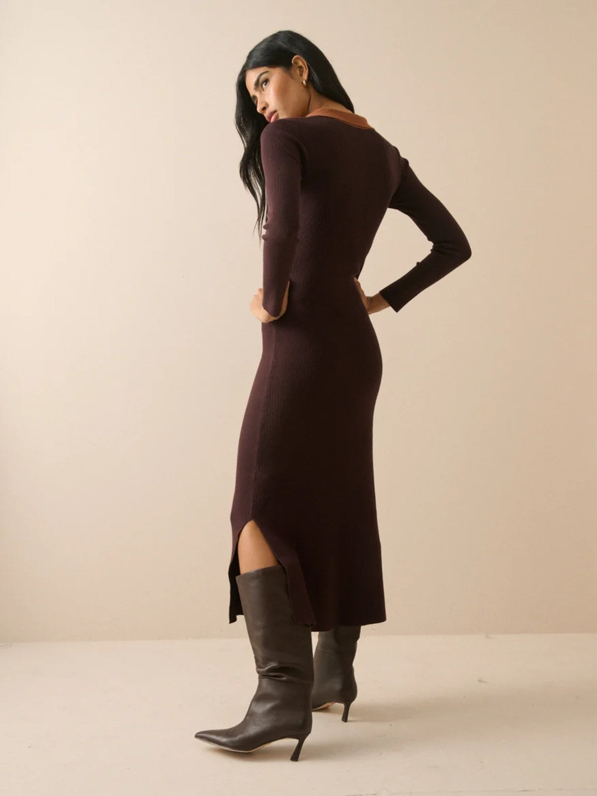 Contrast Dress