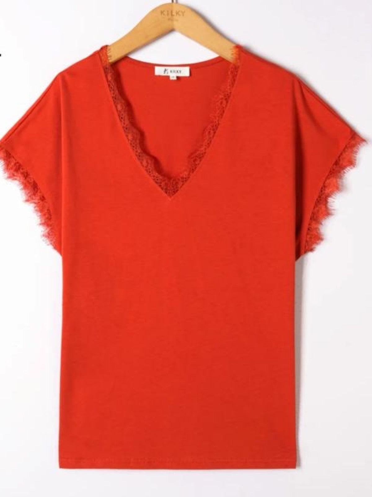 Sari Coral Tee