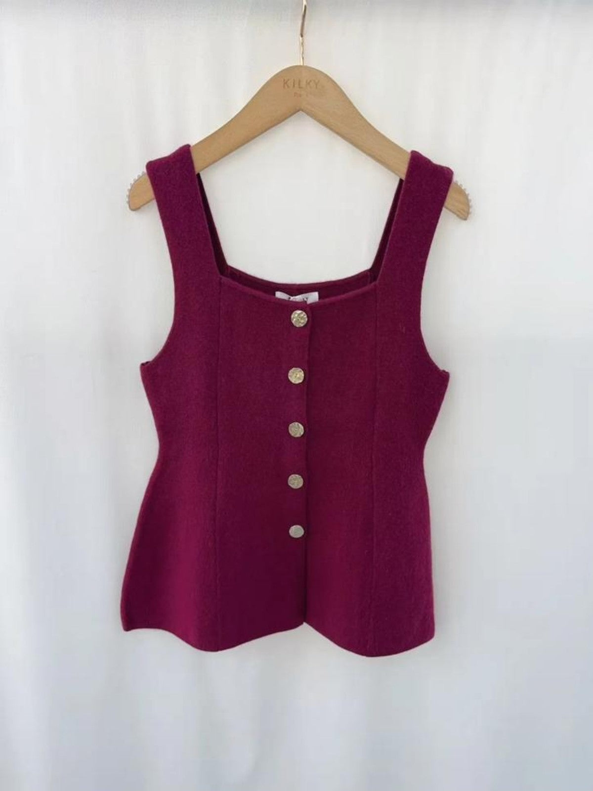 Donna Burgundy Top