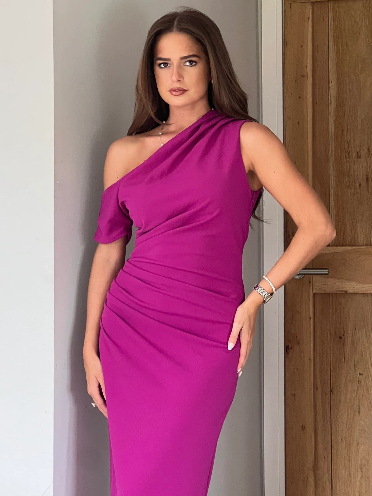 Donna Fuchsia Dress