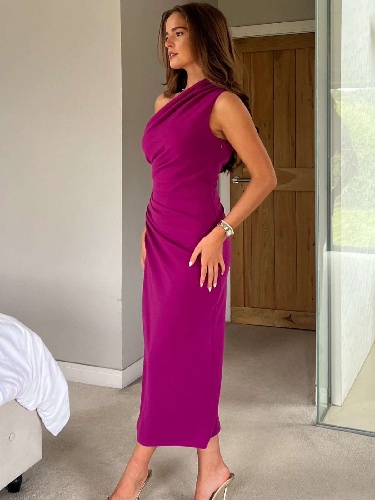 Donna Fuchsia Dress