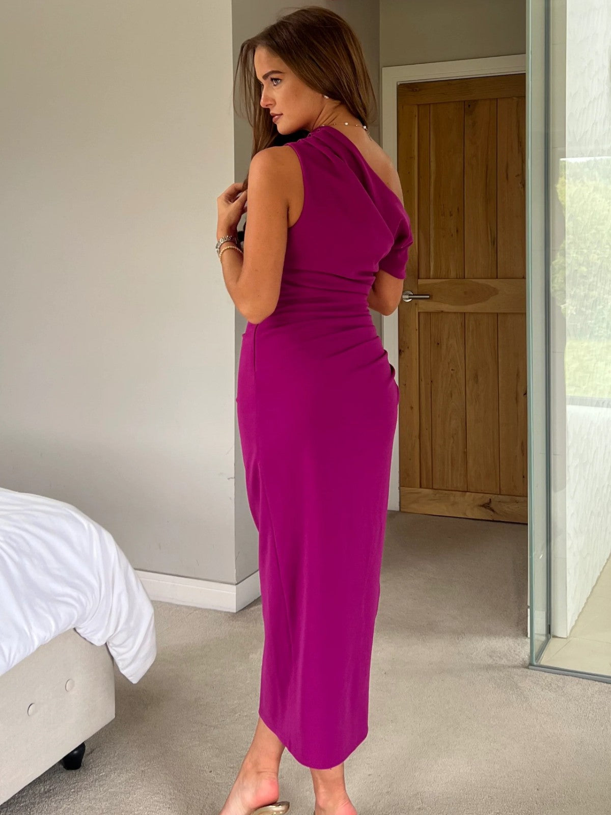 Donna Fuchsia Dress