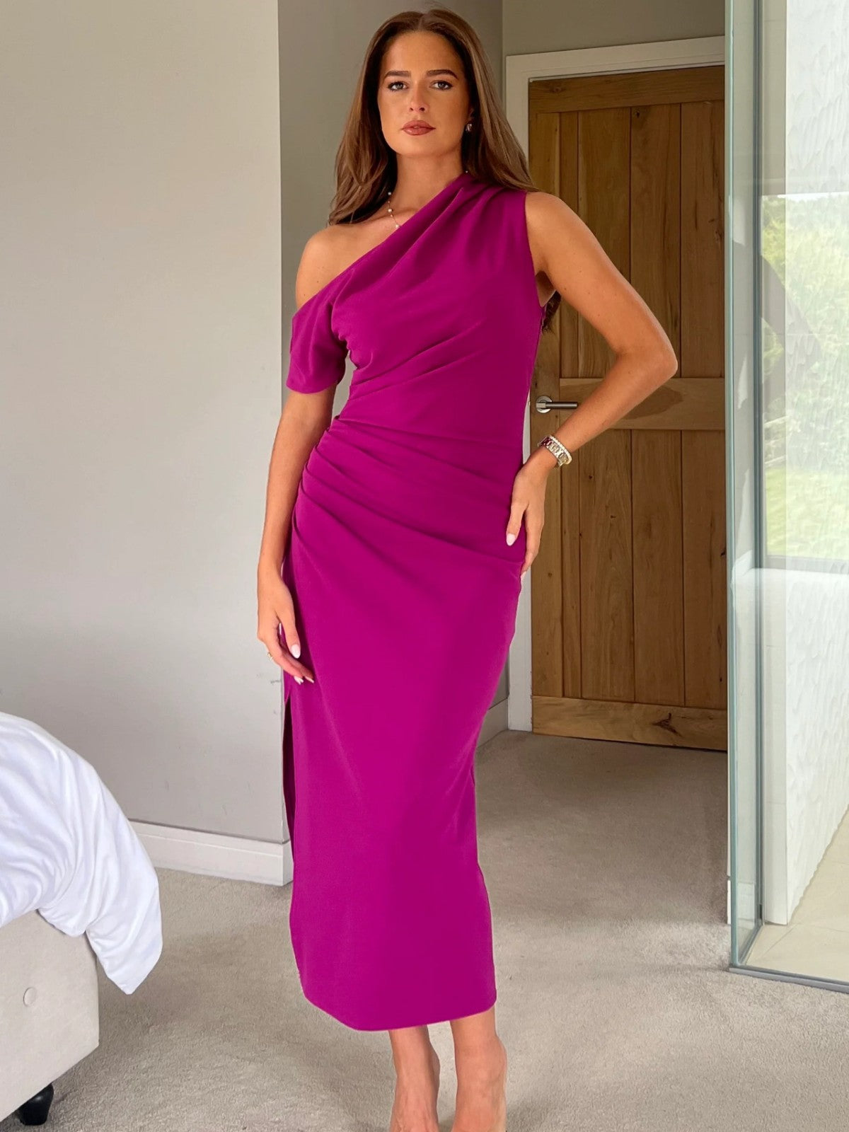 Donna Fuchsia Dress
