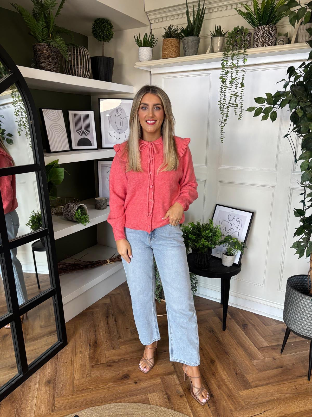 Ella Coral Cardigan
