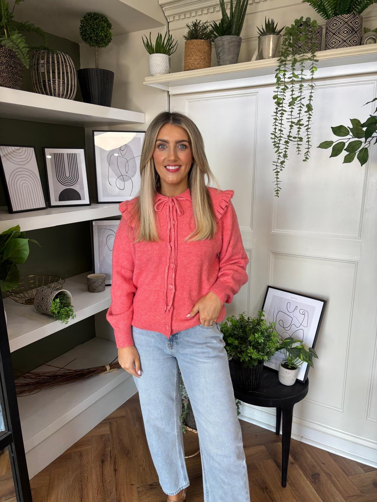 Ella Coral Cardigan