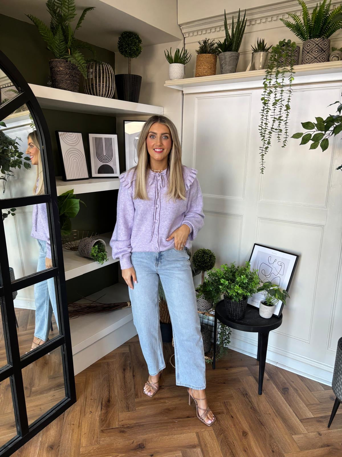 Ella Lilac Cardigan