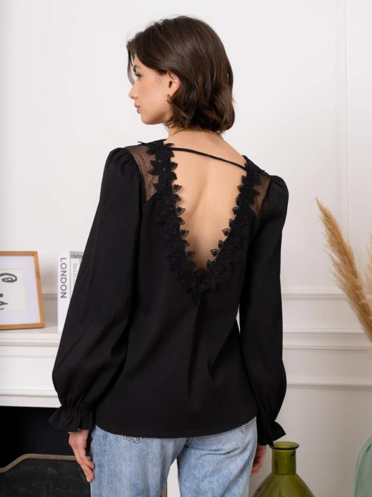 Ellie Black Blouse