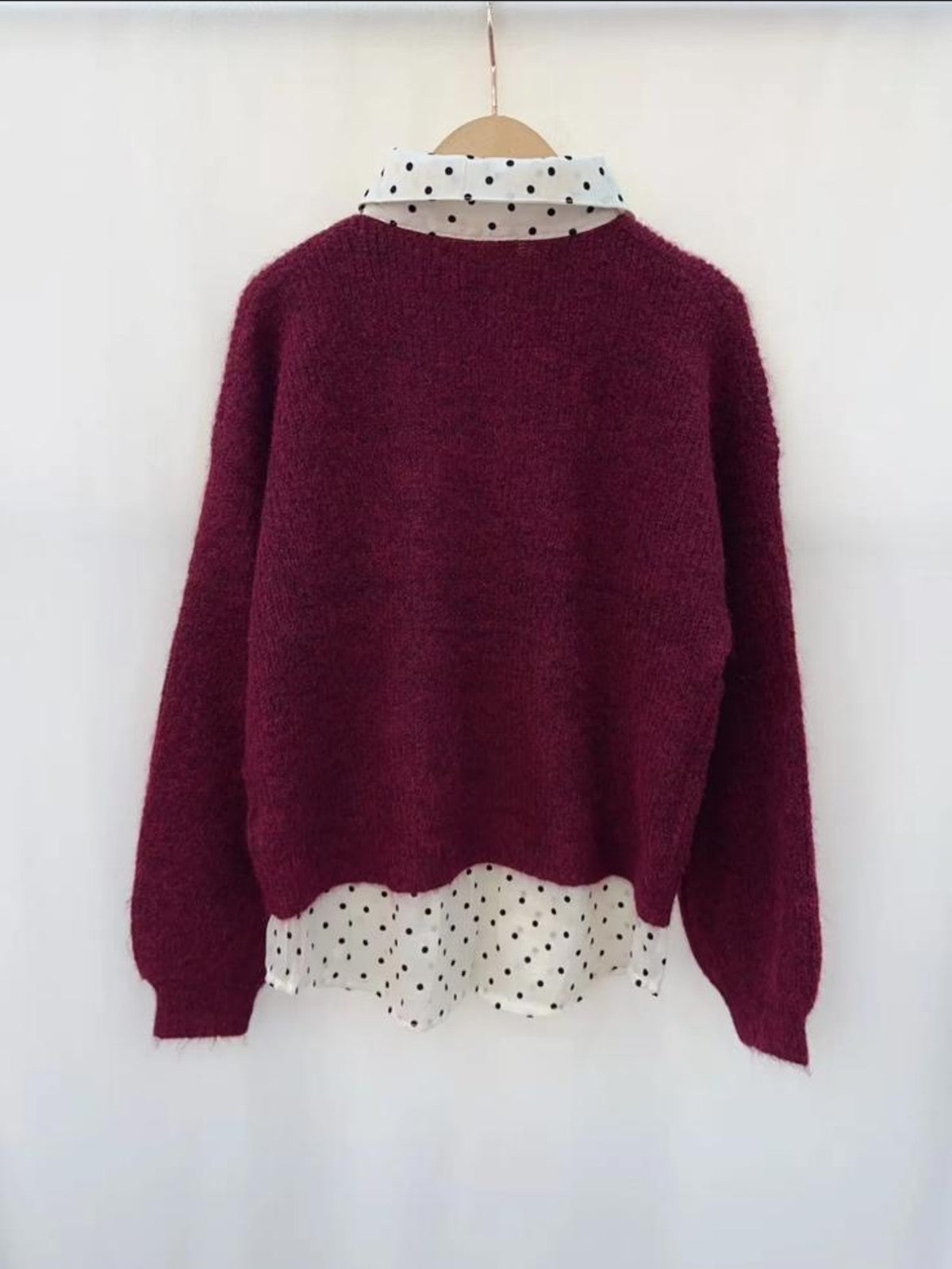Emmie Burgundy Jumper