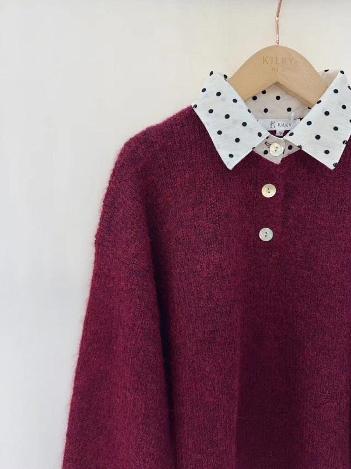 Emmie Burgundy Jumper