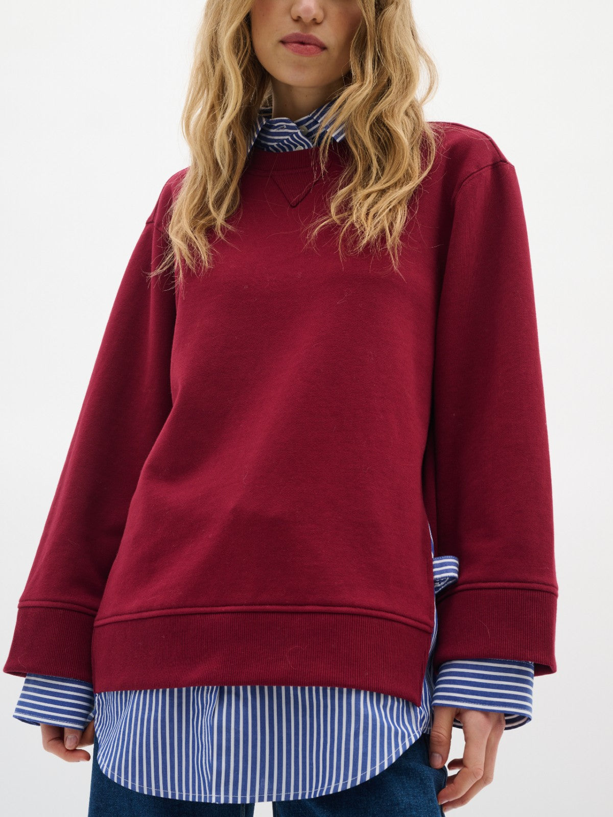 Natalja Burgundy Sweatshirt