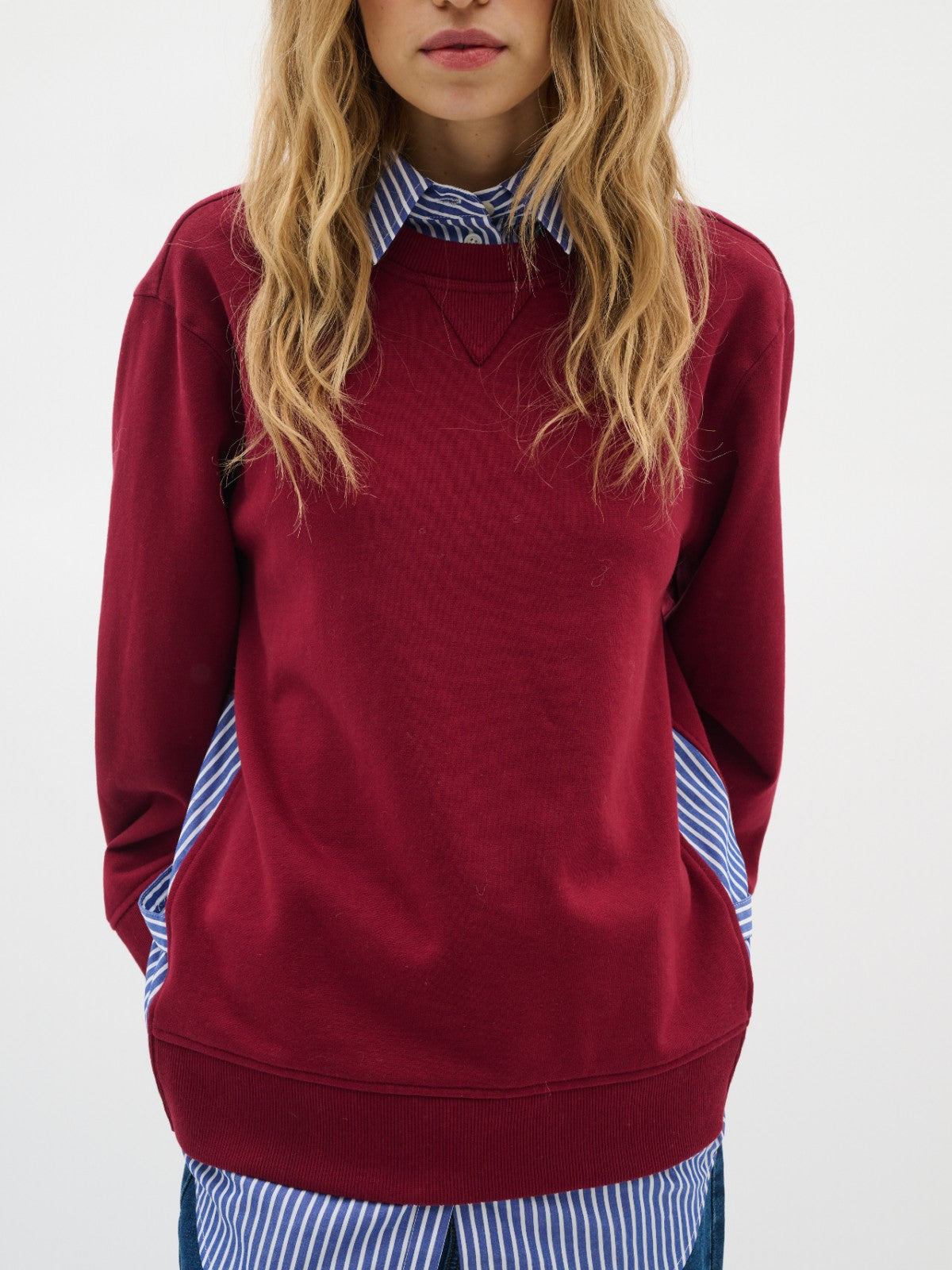 Natalja Burgundy Sweatshirt