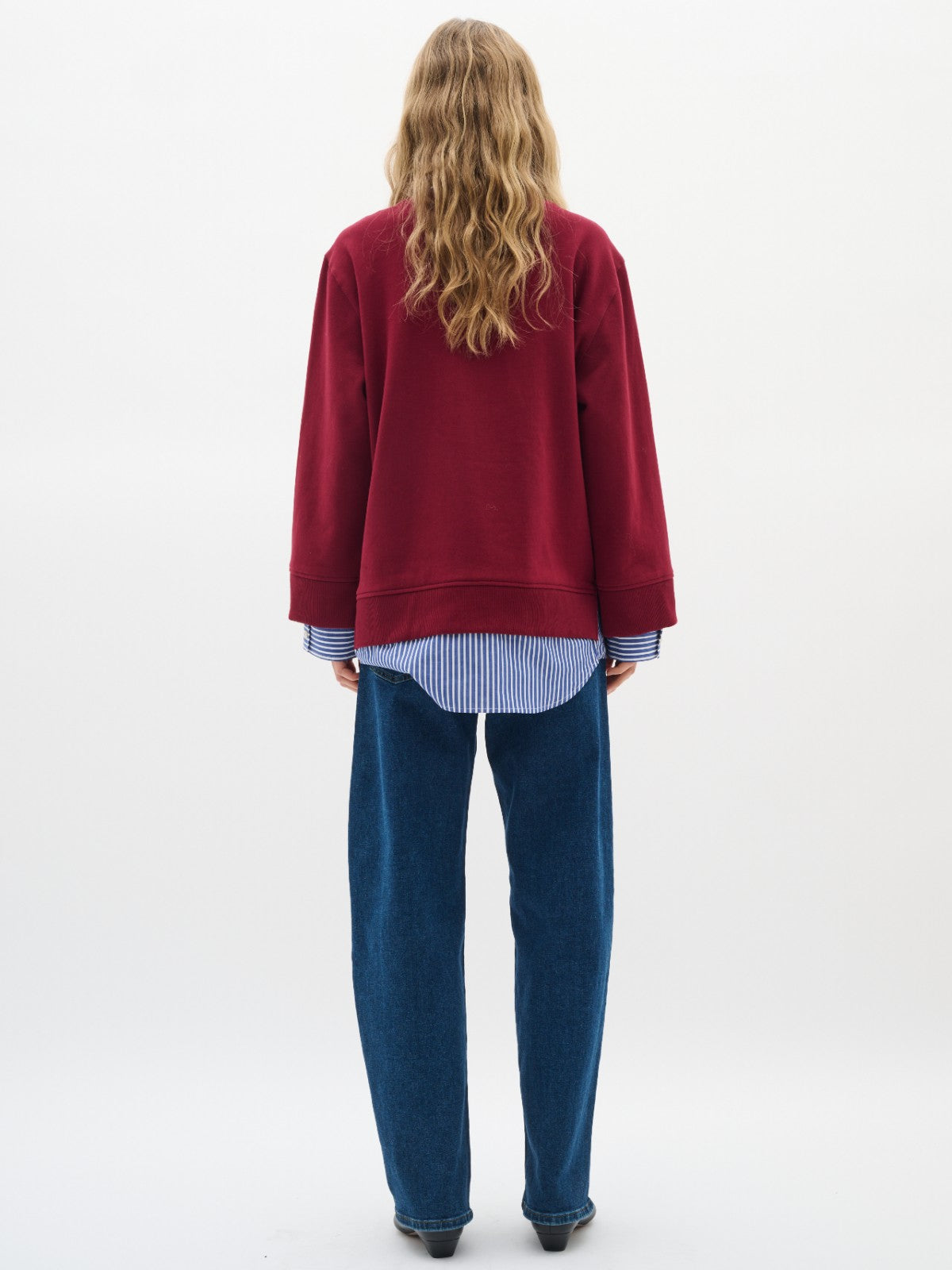 Natalja Burgundy Sweatshirt