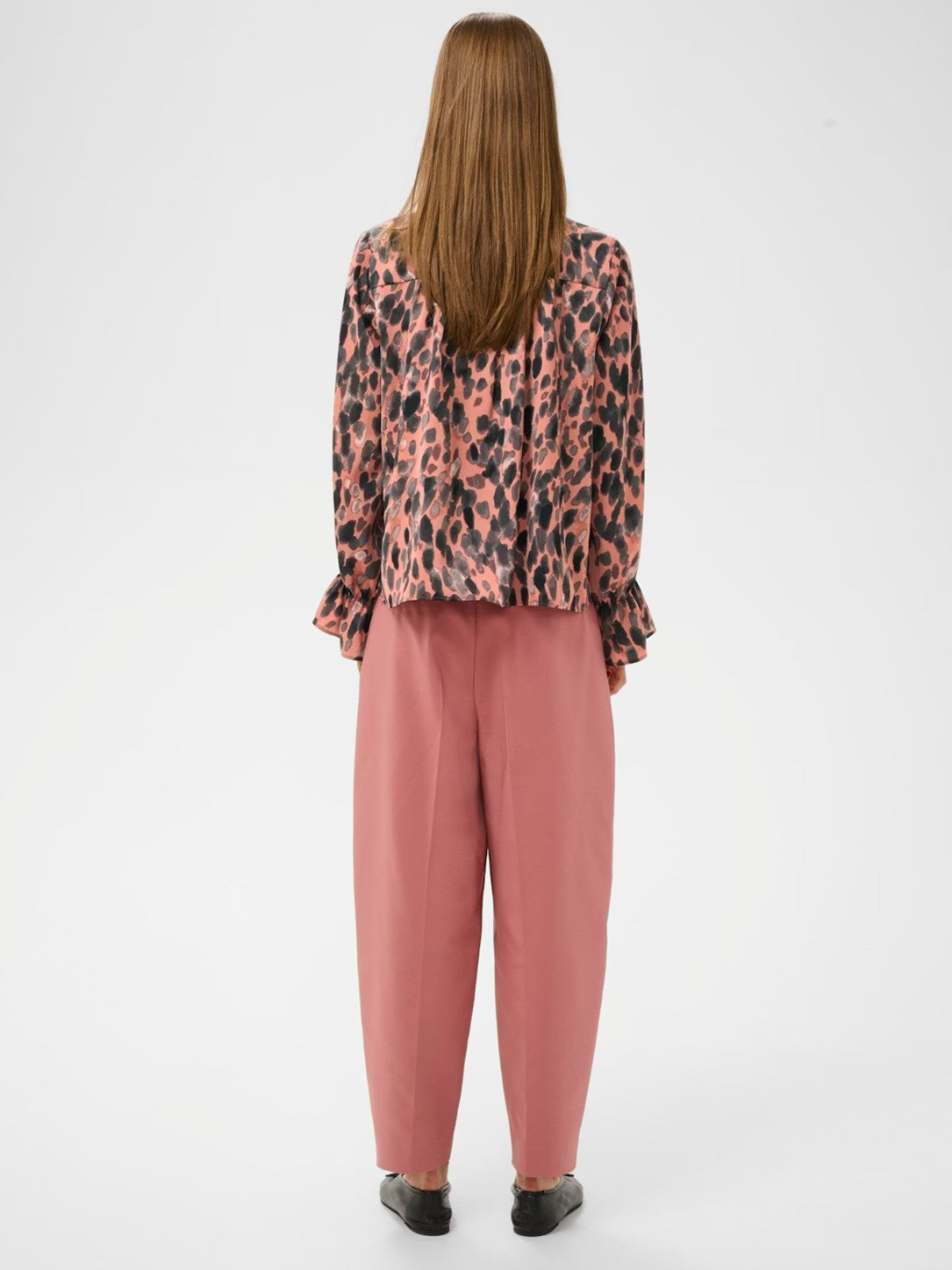 Gracie Pink Printed Blouse