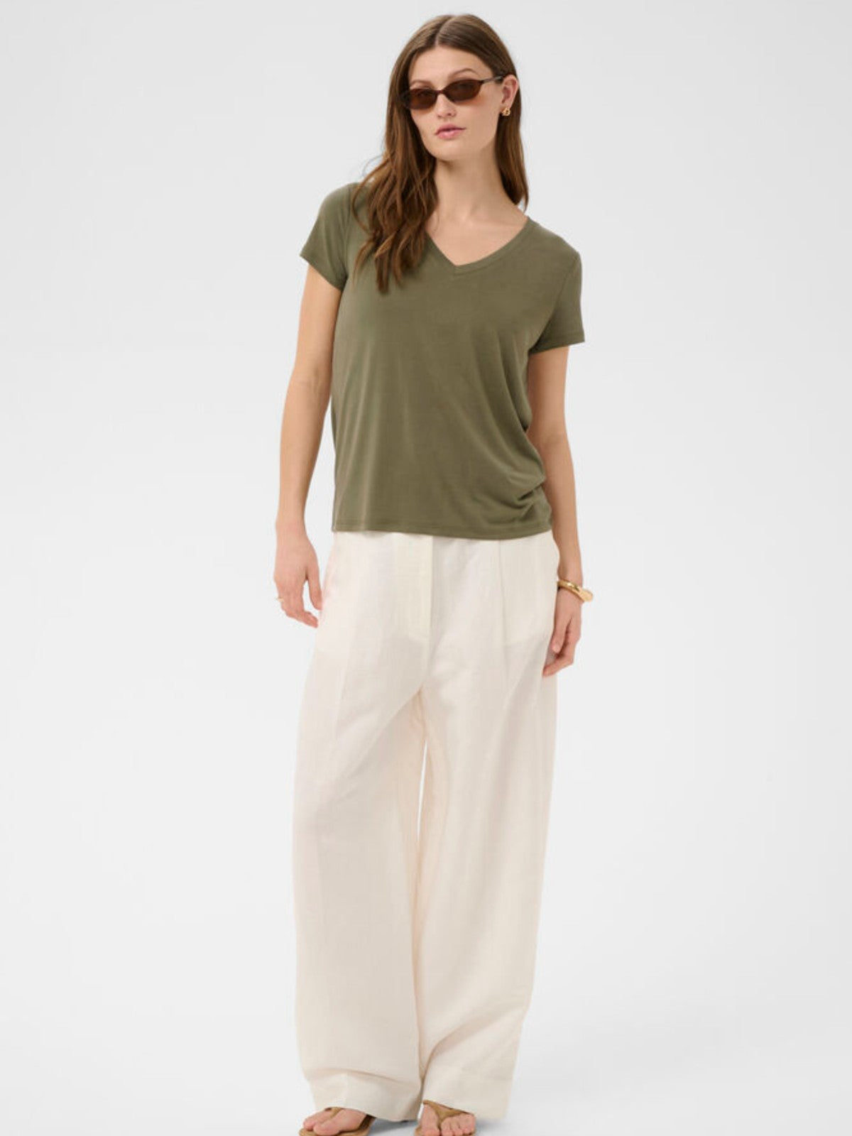 Columbine Khaki Tee