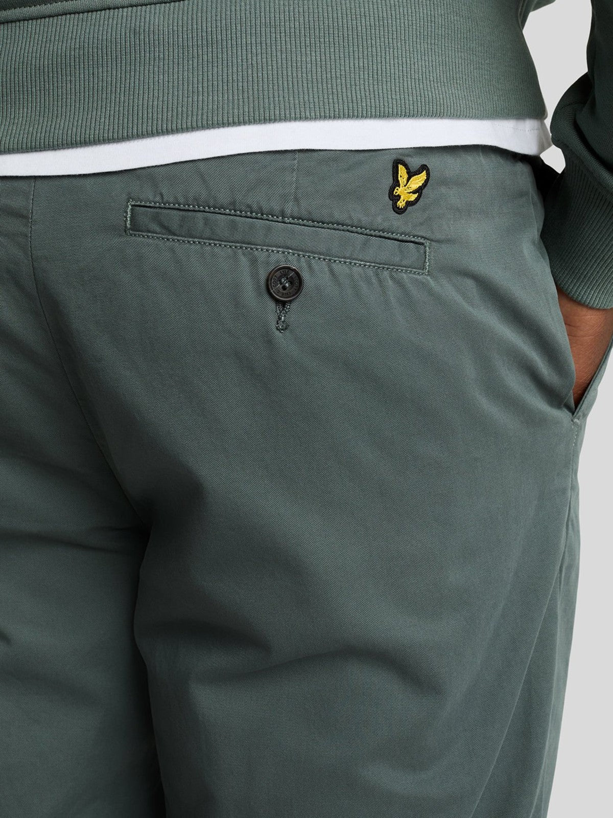 Green Chino Shorts