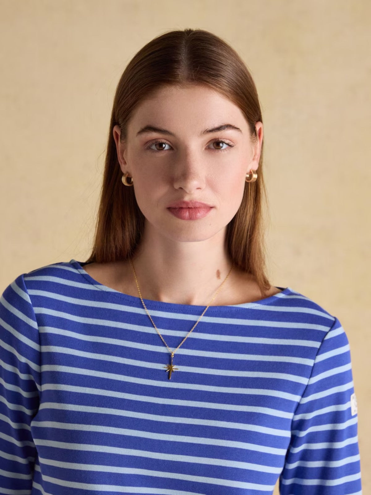 Harbour Blue Striped Top